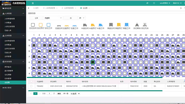 WMS仓位图